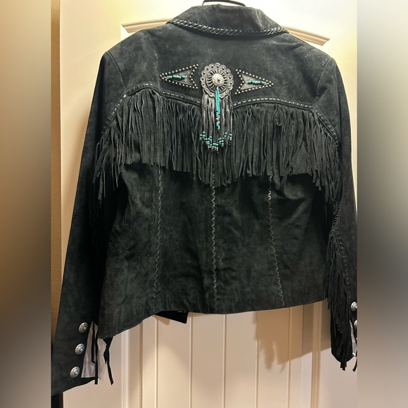 Scully black boar fringe xxl jacket - Picture 10 of 11